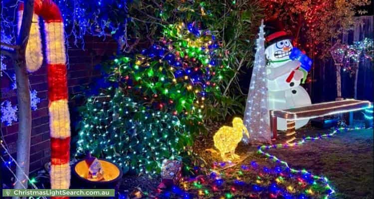Christmas Light display at 1 Cheltenham Road, Black Rock