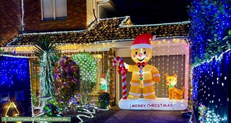 Christmas Light display at 1 Cheltenham Road, Black Rock
