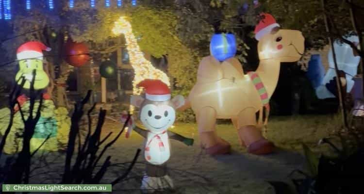 Christmas Light display at 3 Helston Street, Balwyn North