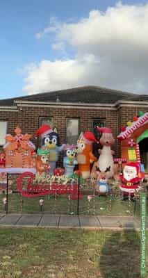 Christmas Light display at 32 Verdant Road, Truganina