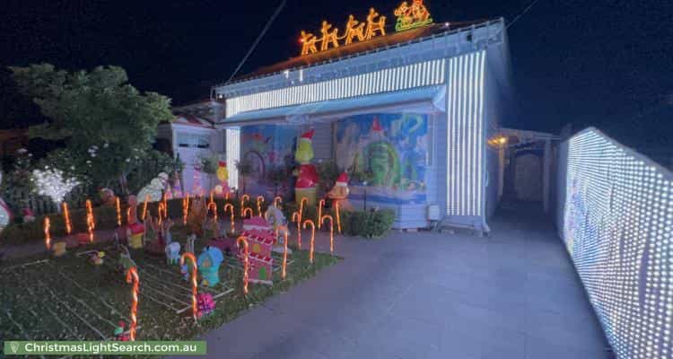 Christmas Light display at 15 Station Road, Williamstown