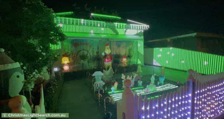 Christmas Light display at 15 Station Road, Williamstown