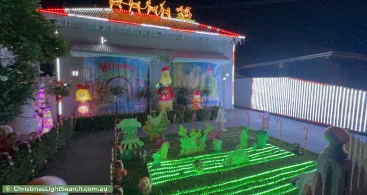 Christmas Light display at 15 Station Road, Williamstown