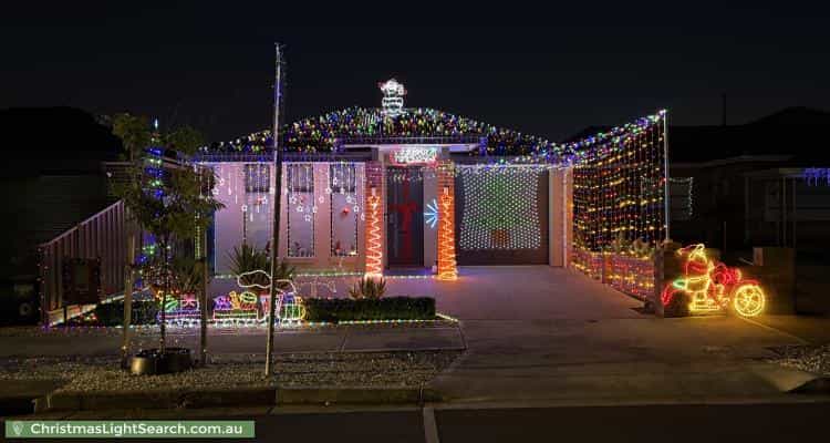 Christmas Light display at 85 Thomas Street, South Plympton