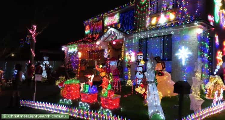 Christmas Light display at 31 Kieren Drive, Blacktown