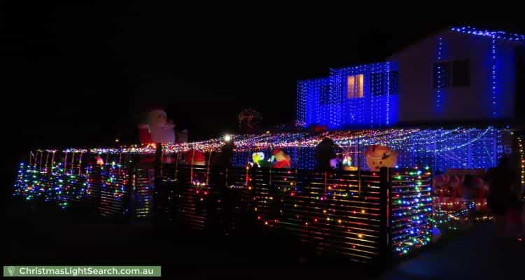 Christmas Light display at 45 Doonside Crescent, Blacktown