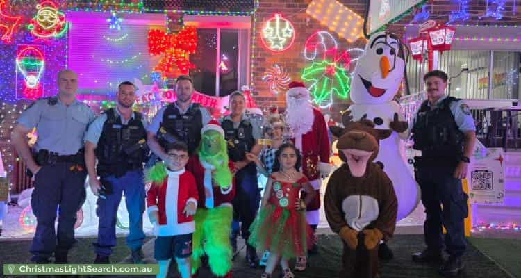 Christmas Light display at  Hull Place, Seven Hills