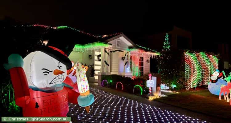 Christmas Light display at 9 Boolong Street, Tingalpa