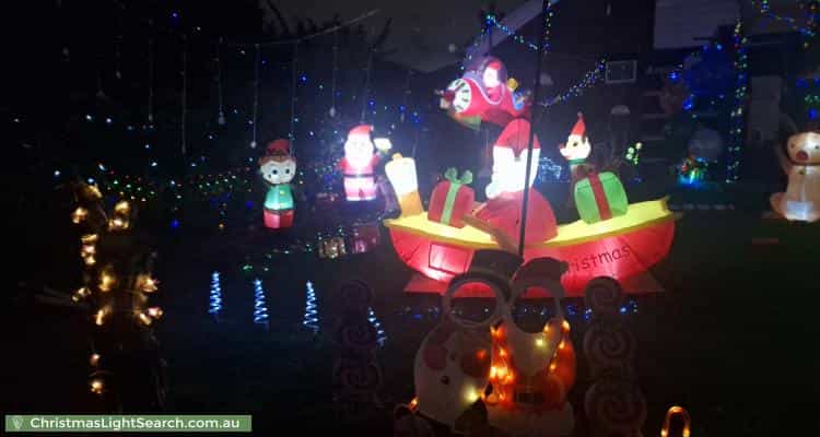 Christmas Light display at 19 Celtis Street, Acacia Ridge