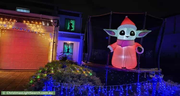 Christmas Light display at 71 Chittleborough Circuit, Morphettville