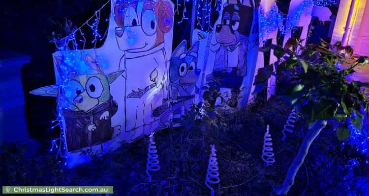 Christmas Light display at 71 Chittleborough Circuit, Morphettville