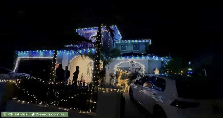 Christmas Light display at 103 Victoria Knox Avenue, Rowville
