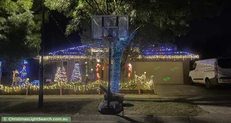 Christmas Light display at 6 Dugan Court, Pakenham