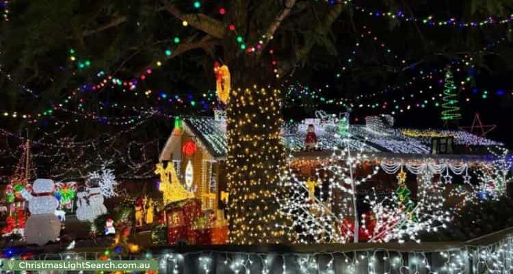 Christmas Light display at 63 Army Road, Boronia