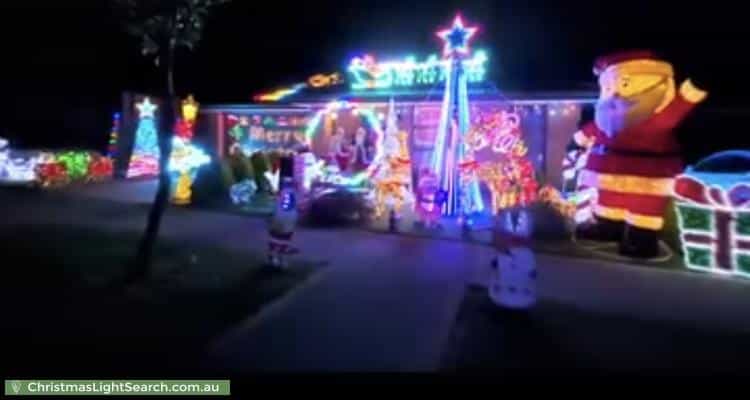Christmas Light display at 16 Brooklime Way, Wallan