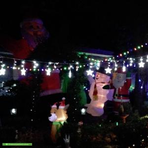 Christmas Light display at 2 Cromwell Court, Blackburn