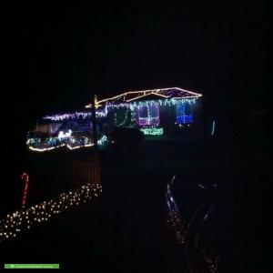 Christmas Light display at 17 Homer Avenue, Croydon South