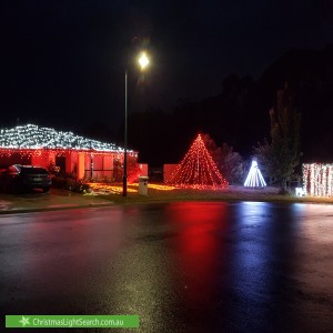 Christmas Light display at 15 Herdson Place, MacGregor