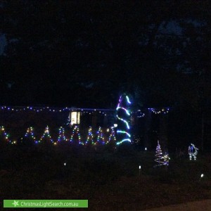 Christmas Light display at 16 Perry Drive, Chapman