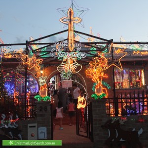 Christmas Light display at 28 Derby Street, Merrylands