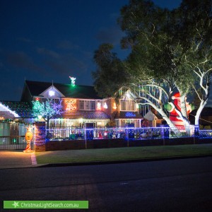 Christmas Light display at 24 Mills Road, Glenhaven