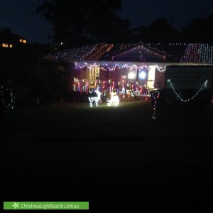 Christmas Light display at 3 Plymouth Place, Port Macquarie