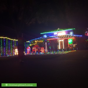 Christmas Light display at 67 Landstrom Quadrant, Kilsyth