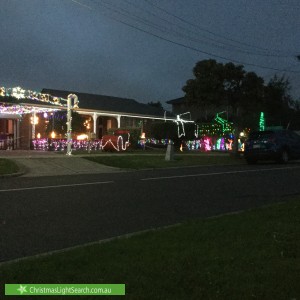 Christmas Light display at 24 River Drive, Avondale Heights
