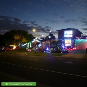 Christmas Light display at 105 Renou Road, Wantirna South