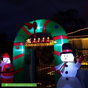Christmas Light display at 148 Macedon Road, Templestowe Lower