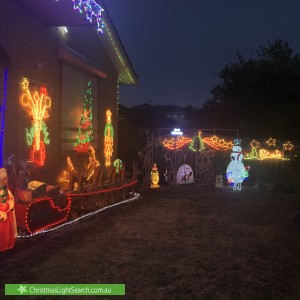 Christmas Light display at 12 Devon Road, Pascoe Vale