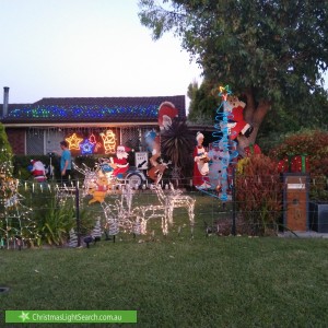 Christmas Light display at 3 Trident Close, West Busselton