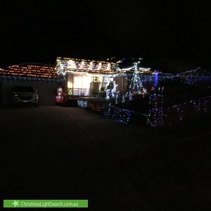 Christmas Light display at 11 Kristina Court, Pakenham