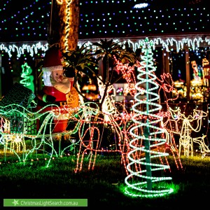 Christmas Light display at 14 Indigo Way, Blacktown