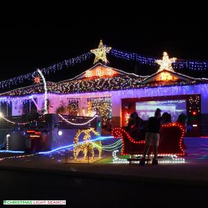 Christmas Light display at 2 Sherlock Rise, Carramar
