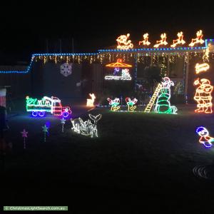 Christmas Light display at 57 Burke Road, Sunbury