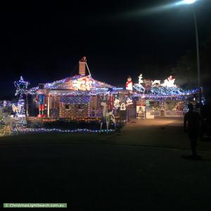 Christmas Light display at 11 Olsen Court, Leeming