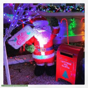 Christmas Light display at 13 Tennyson Avenue, Preston