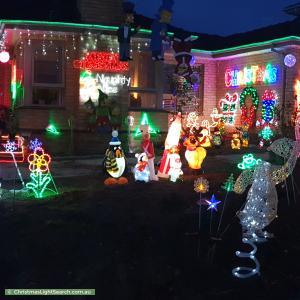 Christmas Light display at 61 Balmoral Street, Kilsyth