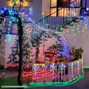 Christmas Light display at 49 Clem Hill Street, Gordon
