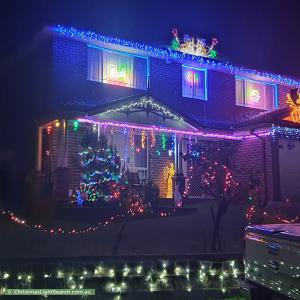 Christmas Light display at 4 Perseus Circuit, Kellyville