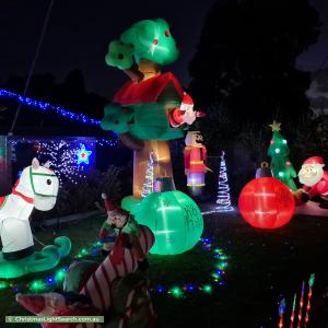 Christmas Light display at 36 Mareeba Crescent, Bayswater