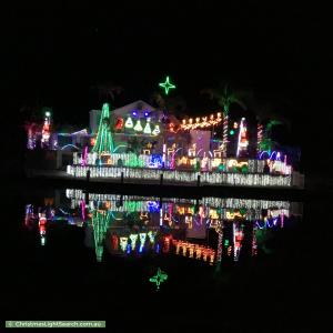 Christmas Light display at 10 Wellya Crescent, South Yunderup