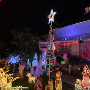 Christmas Light display at 15 Station Road, Williamstown