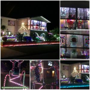 Christmas Light display at  Pandara Avenue, Bellara