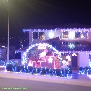 Christmas Light display at 55 Harry Hopman Circuit, Gordon