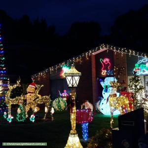 Christmas Light display at 25 Calder Way, Wantirna South