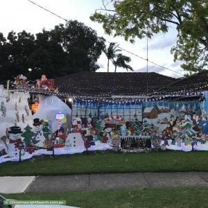Christmas Light display at 5 Caledonian Avenue, Winston Hills