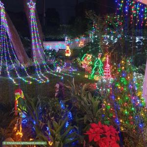 Christmas Light display at 71 Heywood Street, Ringwood