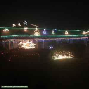 Christmas Light display at 86 Park Road, Donvale